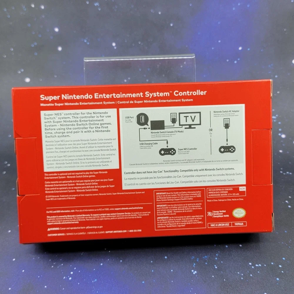 Super Nintendo Switch Online Controller Official NEW IN BOX US Version